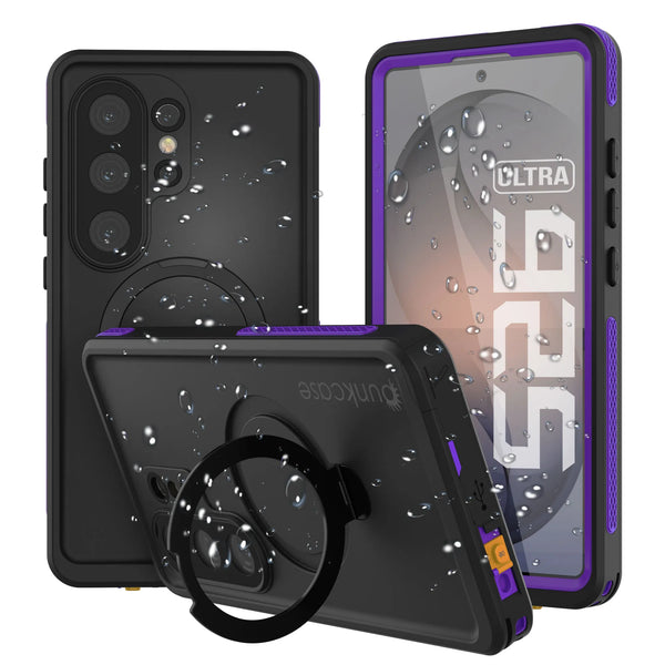 Galaxy S26 Ultra Waterproof Case [Kickstud 2.0 Series] Protective IP68 Cover W/Screen Protector & Kickstand [Purple]