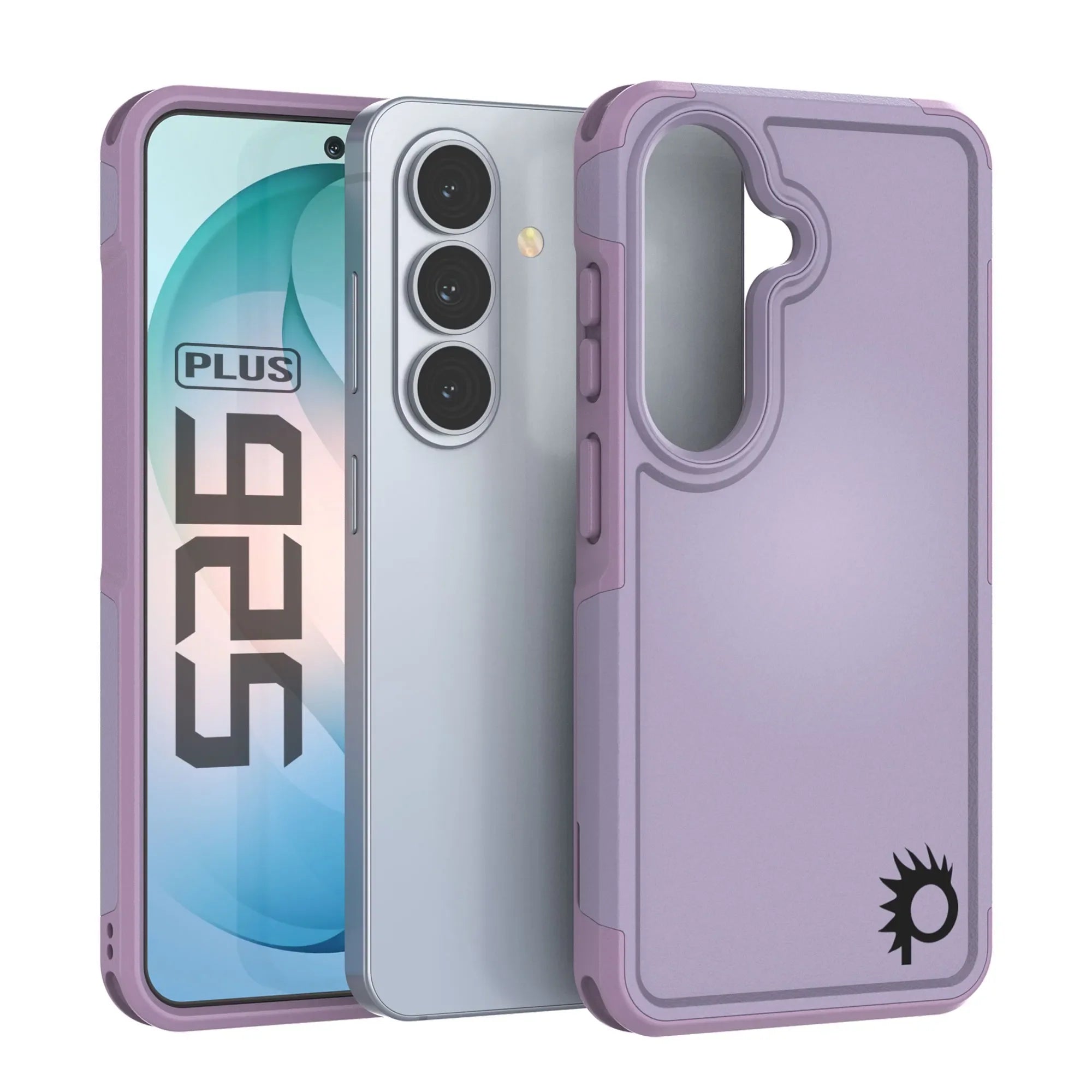 PunkCase Galaxy S26+ Plus Case, [Spartan 2.0 Series] Clear Rugged Heavy Duty Cover [Lilac]