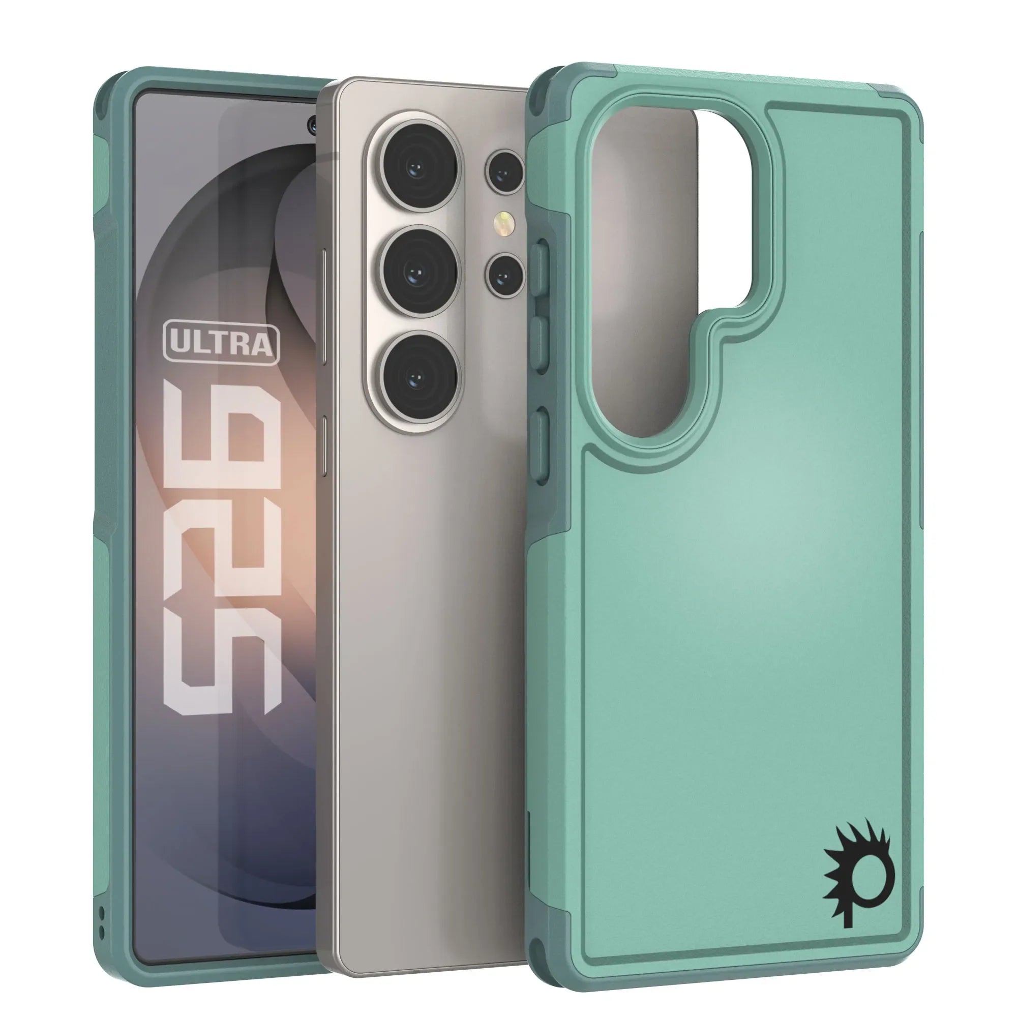 PunkCase Galaxy S26 Ultra Case, [Spartan 2.0 Series] Clear Rugged Heavy Duty Cover [Teal]
