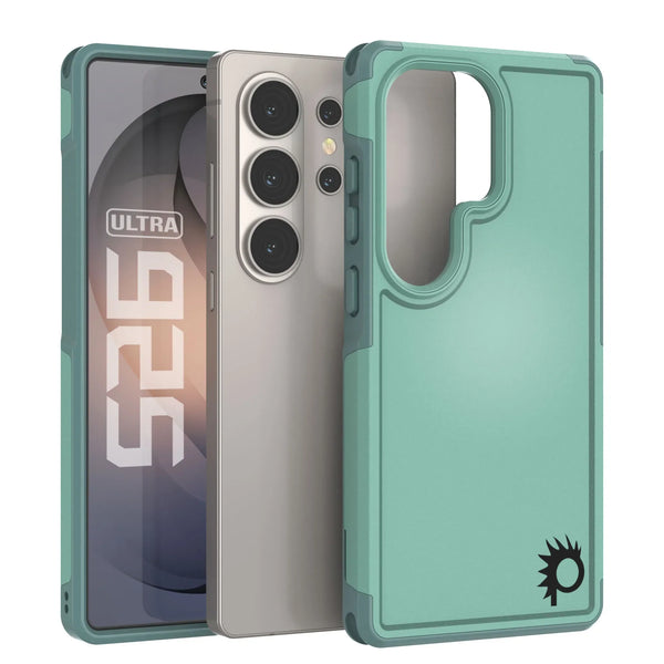 PunkCase Galaxy S26 Ultra Case, [Spartan 2.0 Series] Clear Rugged Heavy Duty Cover [Teal]