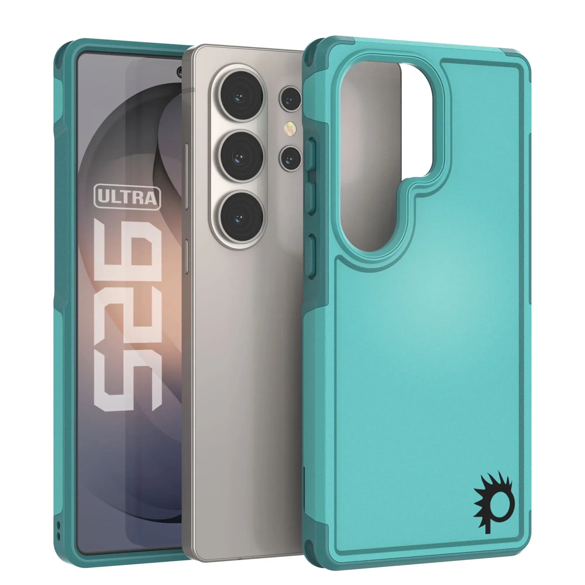 PunkCase Galaxy S26 Ultra Case, [Spartan 2.0 Series] Clear Rugged Heavy Duty Cover [Light Blue]