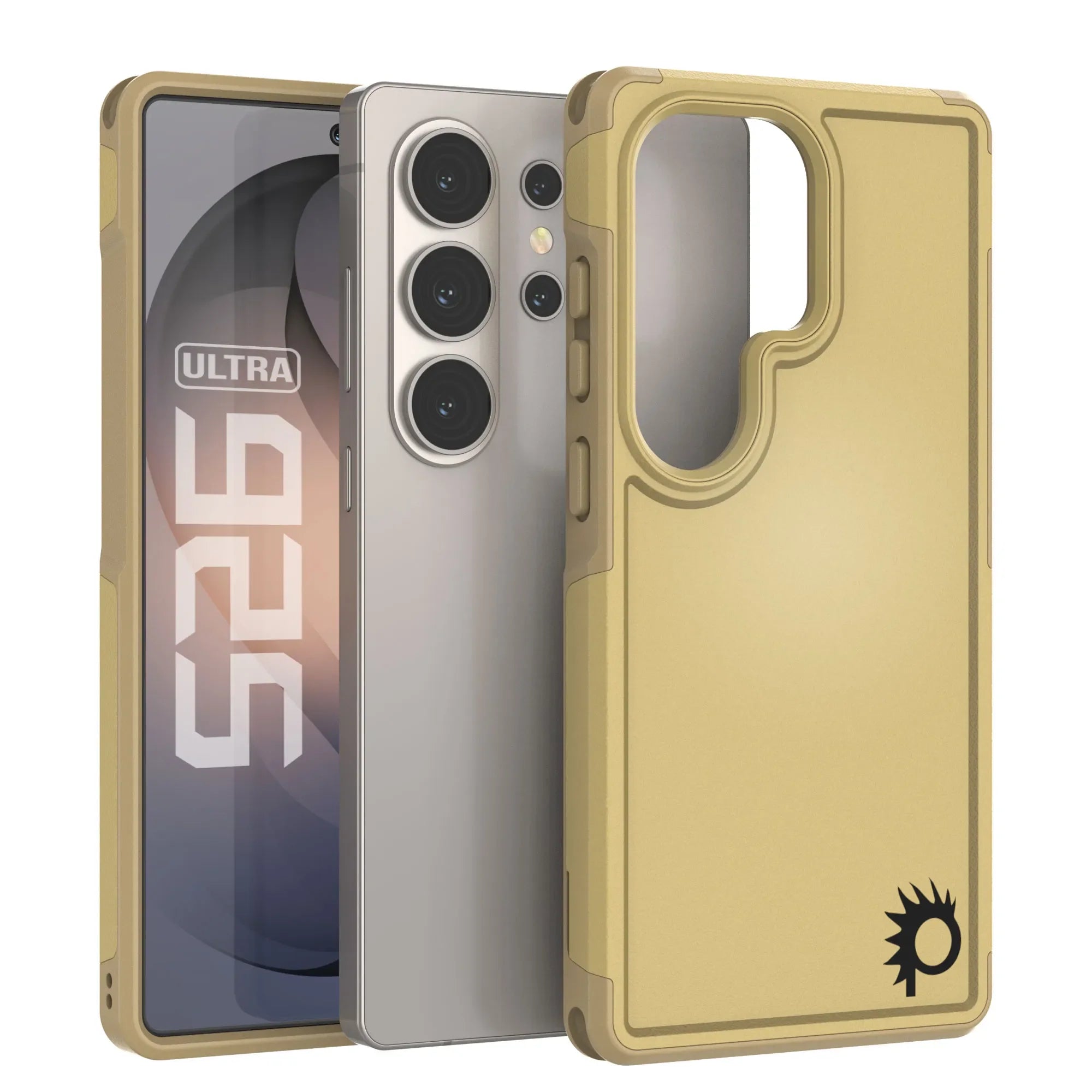 PunkCase Galaxy S26 Ultra Case, [Spartan 2.0 Series] Clear Rugged Heavy Duty Cover [Yellow]