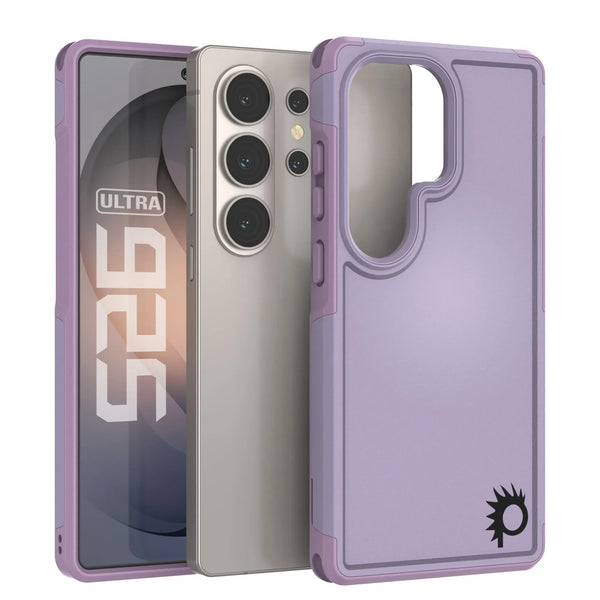 PunkCase Galaxy S26 Ultra Case, [Spartan 2.0 Series] Clear Rugged Heavy Duty Cover [Lilac]
