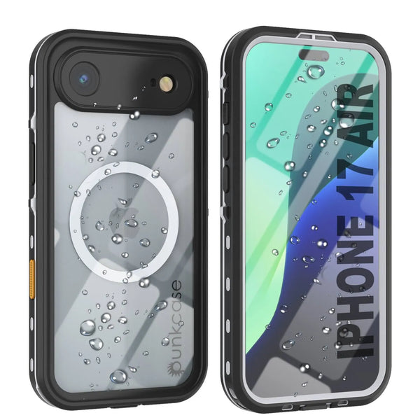 iPhone 17 Air Waterproof IP68 Case, Punkcase [Clear] [StudStar Series] [Slim Fit] [Dirtproof]