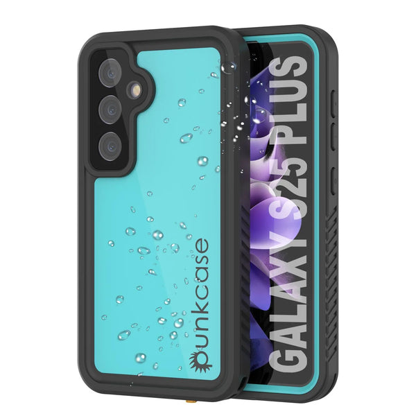 Galaxy S25+ Plus Waterproof Case PunkCase StudStar Teal Thin 6.7ft Underwater IP68 Shock/Snow Proof