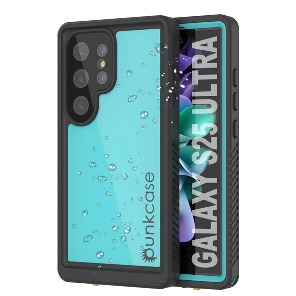 Galaxy S25 Ultra Waterproof Case PunkCase StudStar Teal Thin 6.6ft Underwater IP68 Shock/Snow Proof