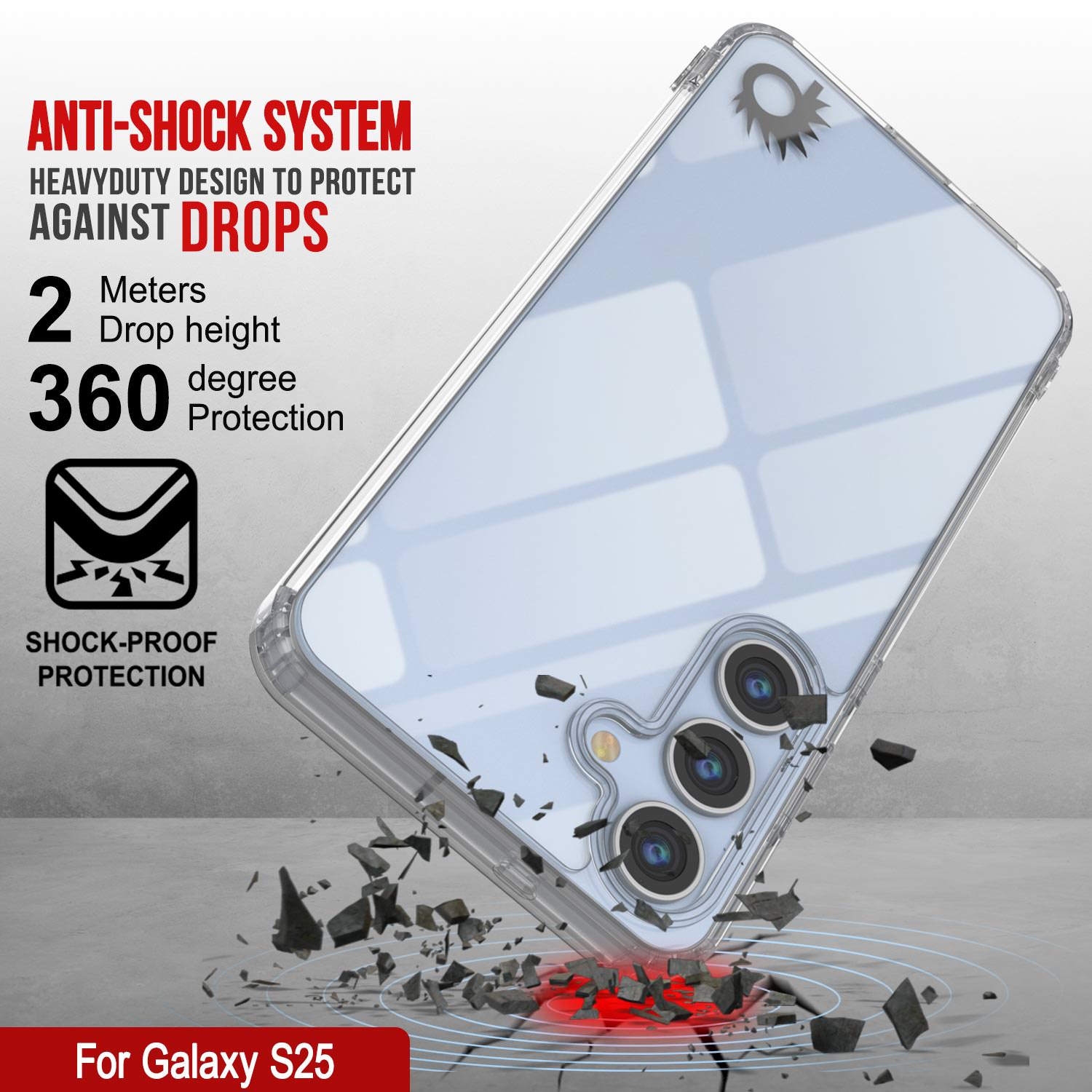 Galaxy S25 Case [Clear Acrylic Series] [Non-Slip] For Galaxy S25 [Clear]