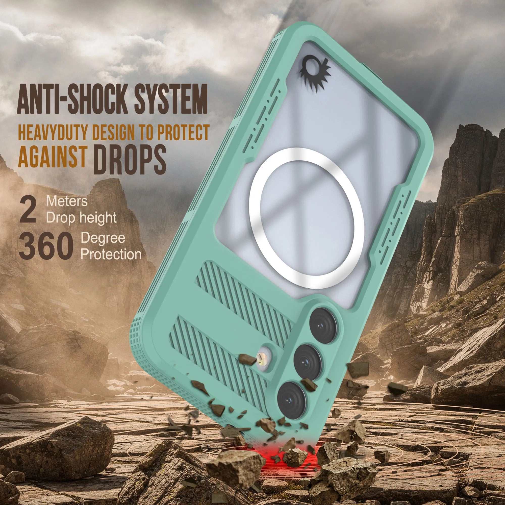 Galaxy S26 Waterproof Case [Alpine 2.0 Series] [Slim Fit] [IP68 Certified] [Shockproof] [Teal]