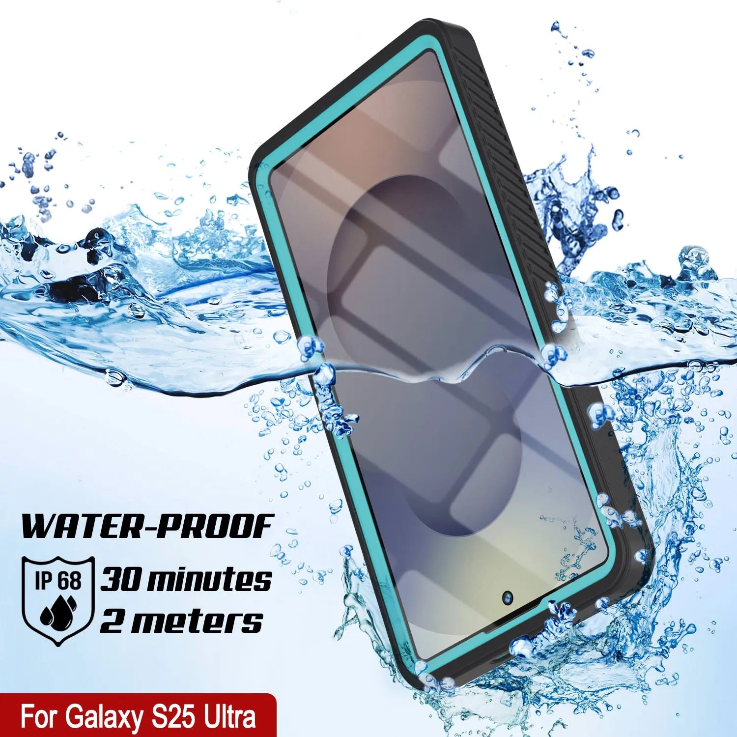 Galaxy S25 Ultra Water/ Shockproof [Extreme Series] With Screen Protector Case [Teal]