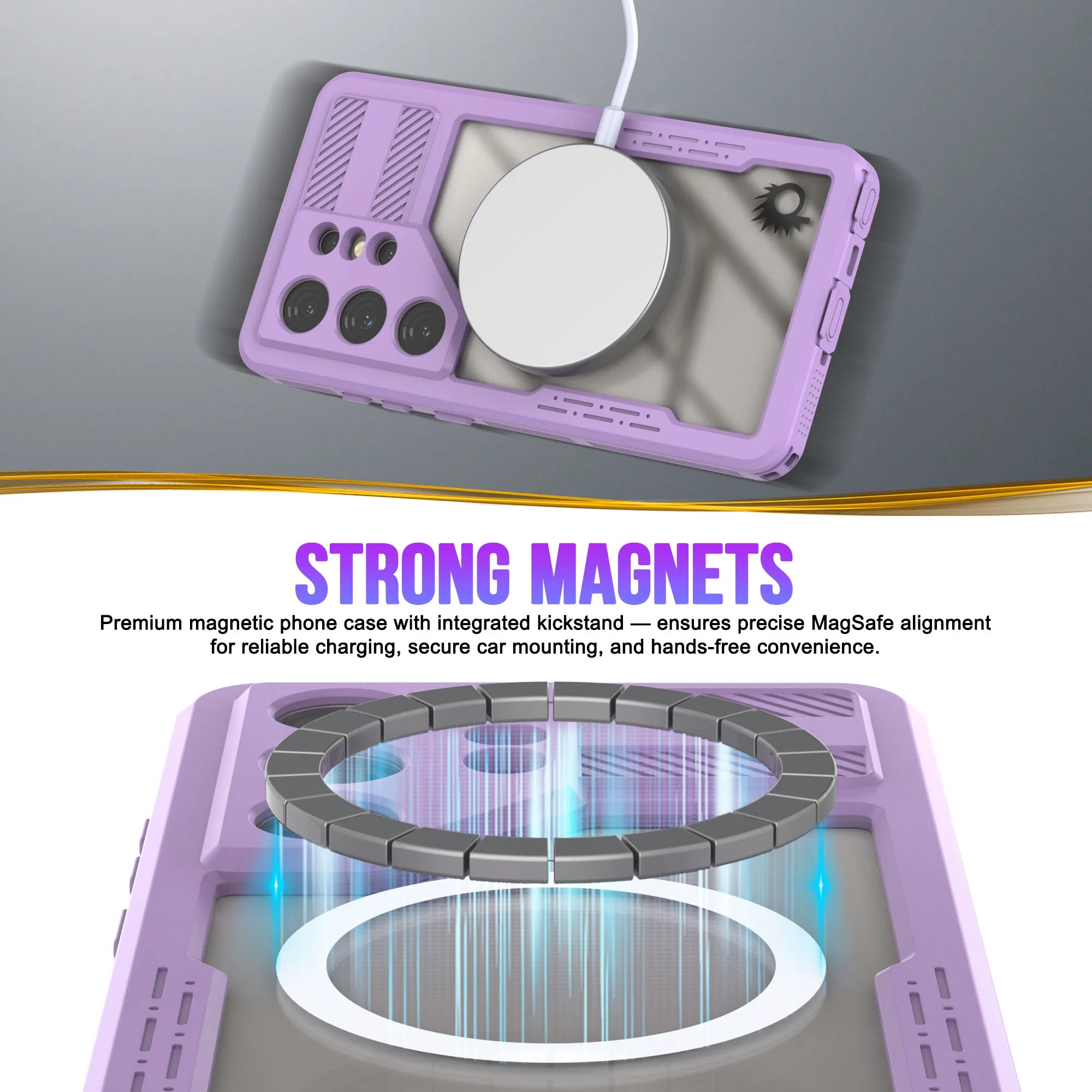 Galaxy S26 Ultra Waterproof Case [Alpine 2.0 Series] [Slim Fit] [IP68 Certified] [Shockproof] [Lilac]