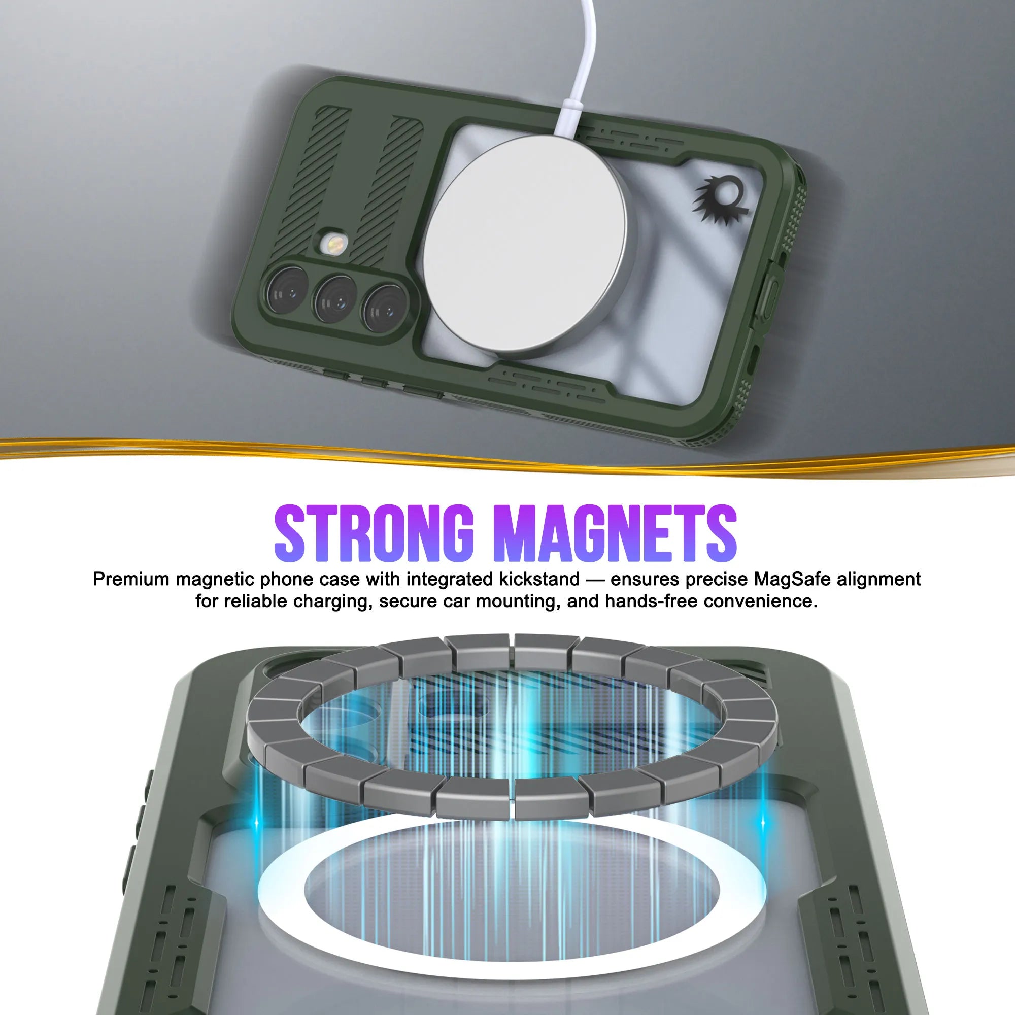 Galaxy S26 Waterproof Case [Alpine 2.0 Series] [Slim Fit] [IP68 Certified] [Shockproof] [Green]