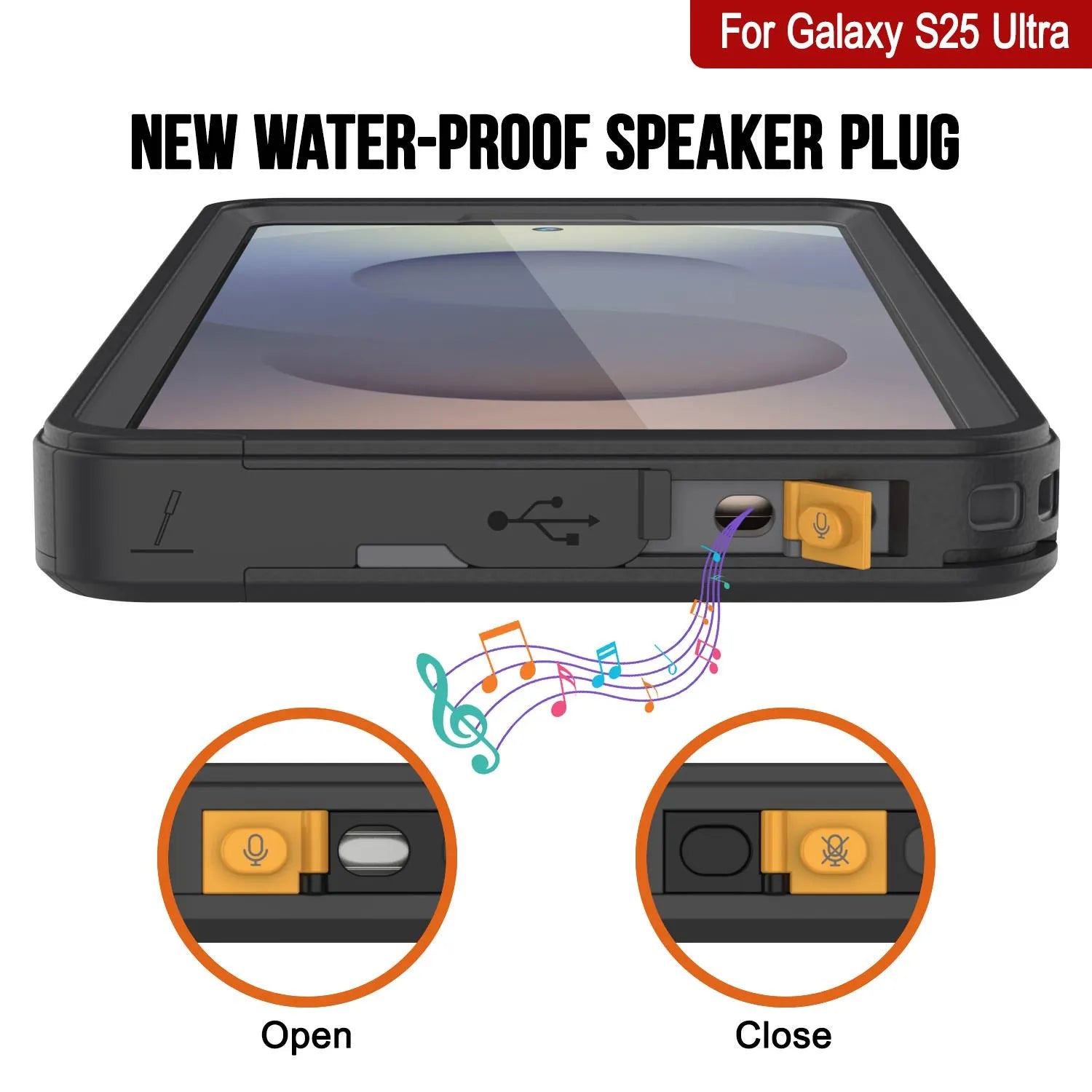 Galaxy S25 Ultra Water/ Shockproof [Extreme Series] With Screen Protector Case [Navy Blue]