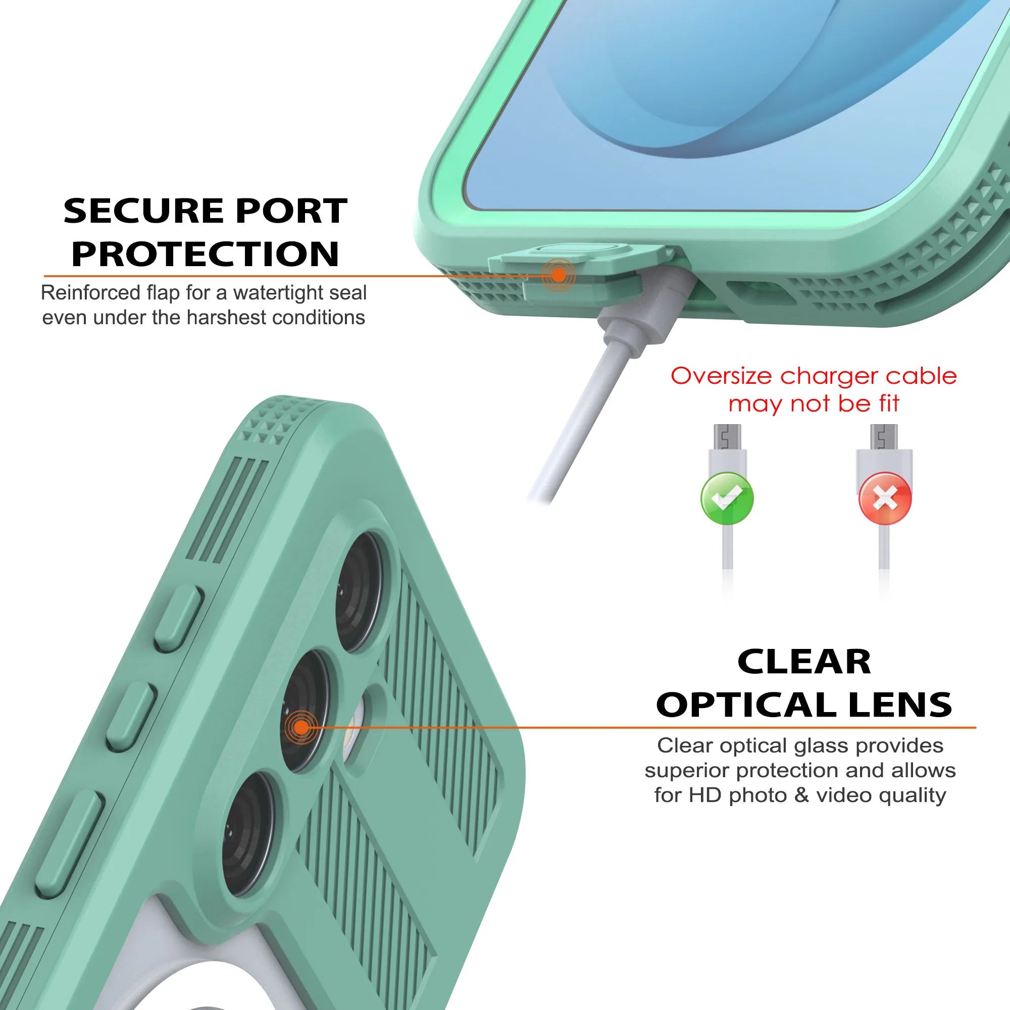 Galaxy S26 Waterproof Case [Alpine 2.0 Series] [Slim Fit] [IP68 Certified] [Shockproof] [Teal]