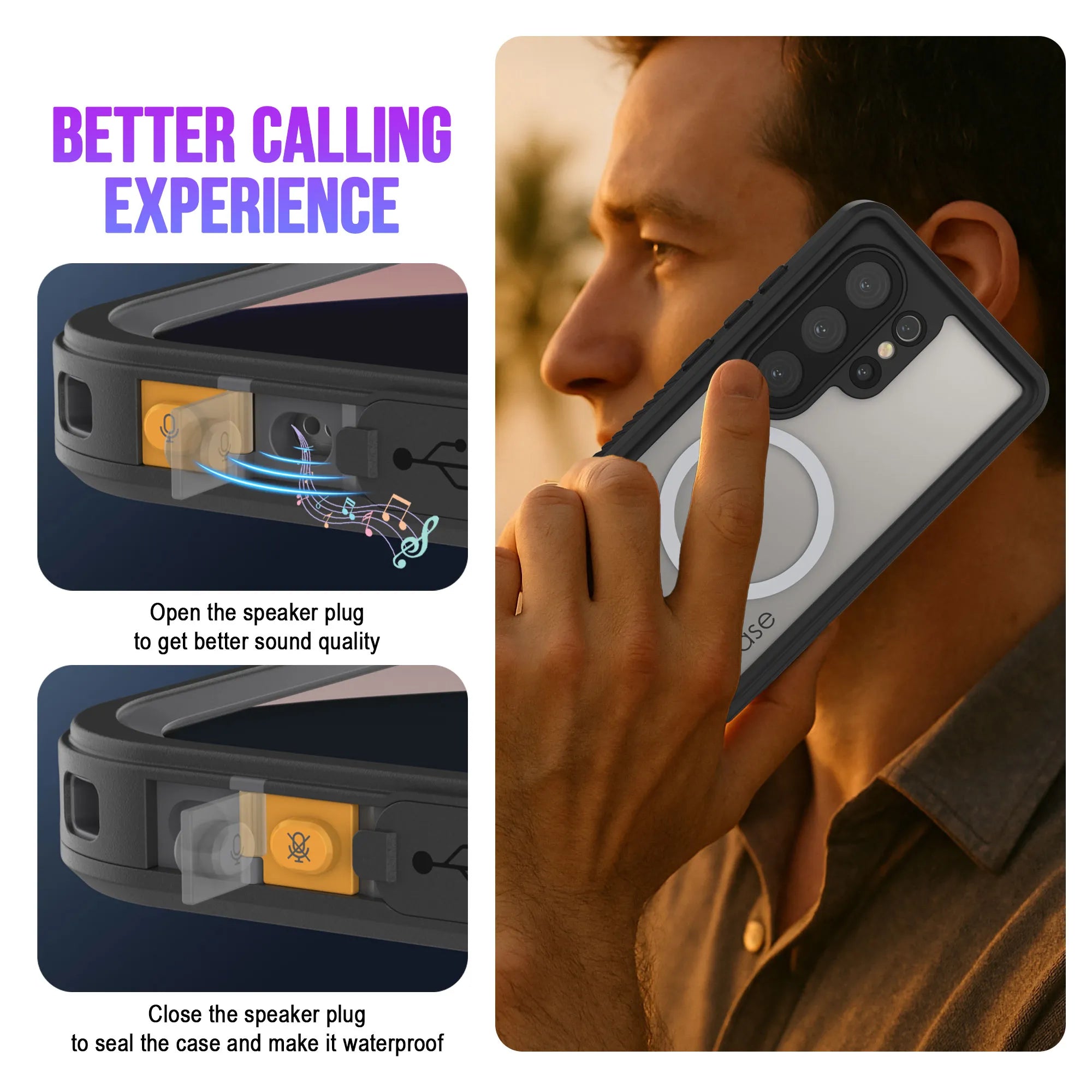 Galaxy S26 Ultra Waterproof Case, Punkcase [Extreme Mag Series] Armor Cover W/ Built In Screen Protector [Black]