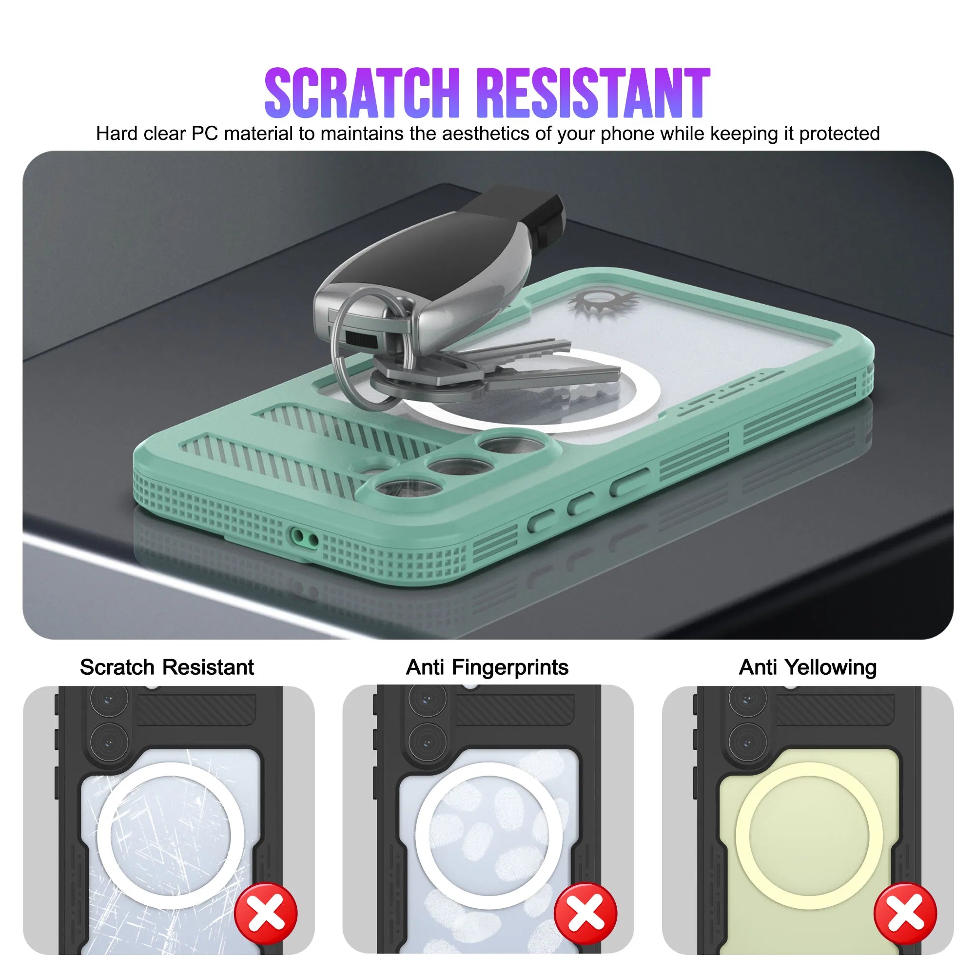 Galaxy S26 Waterproof Case [Alpine 2.0 Series] [Slim Fit] [IP68 Certified] [Shockproof] [Teal]