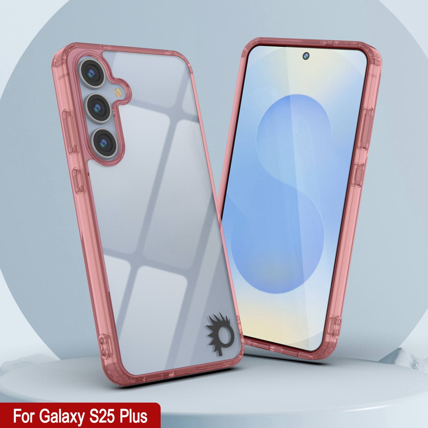 Galaxy S25 Plus Case [Clear Acrylic Series] [Non-Slip] For Galaxy S25 Plus [Red]