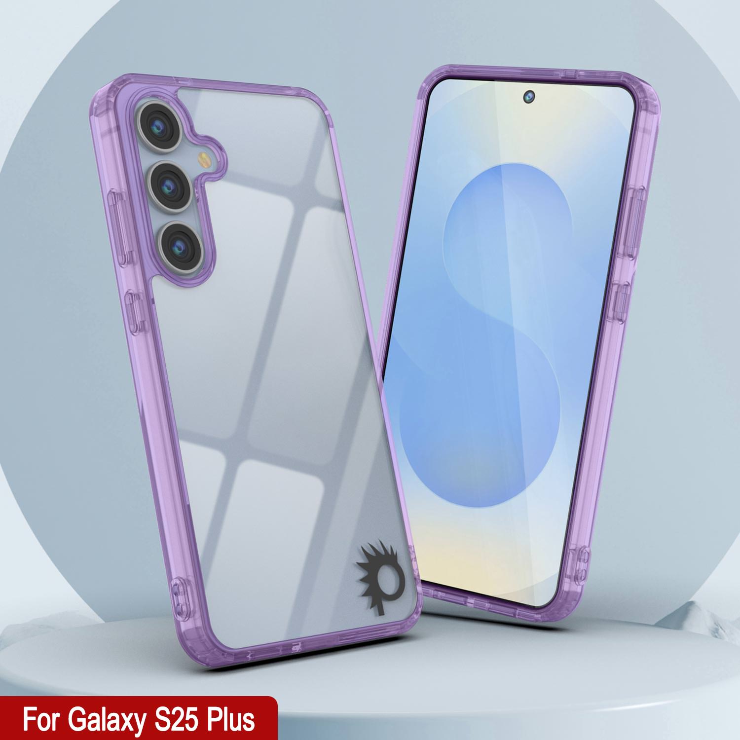 Galaxy S25 Plus Case [Clear Acrylic Series] [Non-Slip] For Galaxy S25 Plus [Purple]