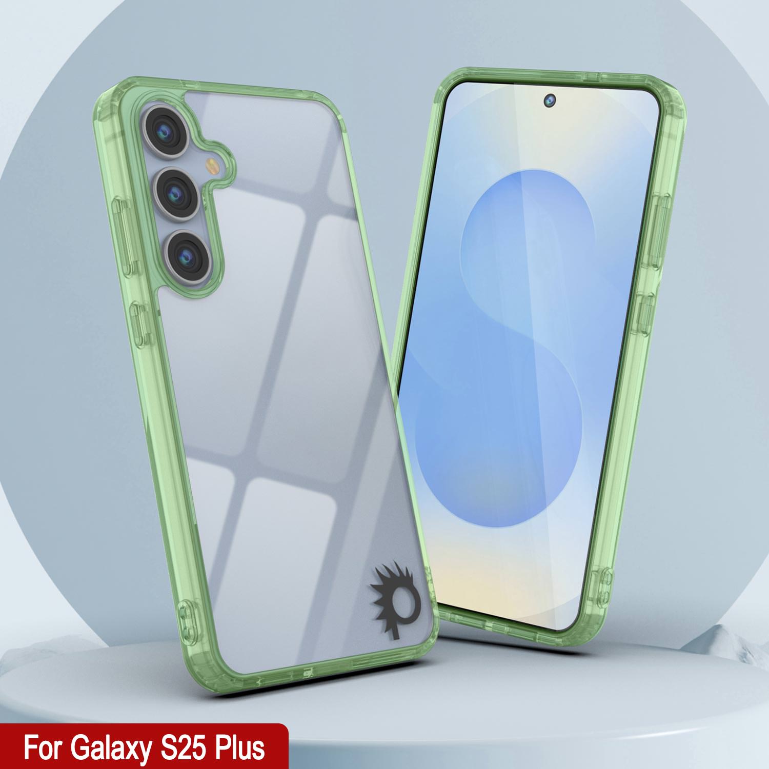 Galaxy S25 Plus Case [Clear Acrylic Series] [Non-Slip] For Galaxy S25 Plus [Green]