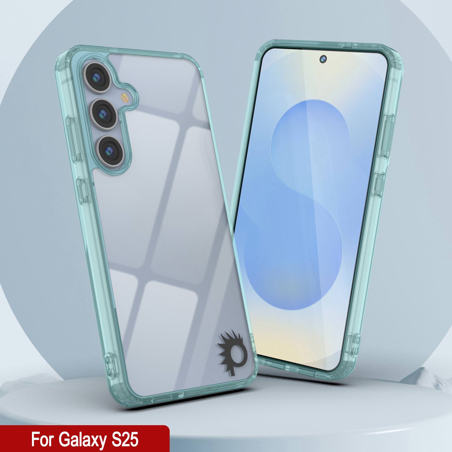 Galaxy S25 Case [Clear Acrylic Series] [Non-Slip] For Galaxy S25 [Teal]