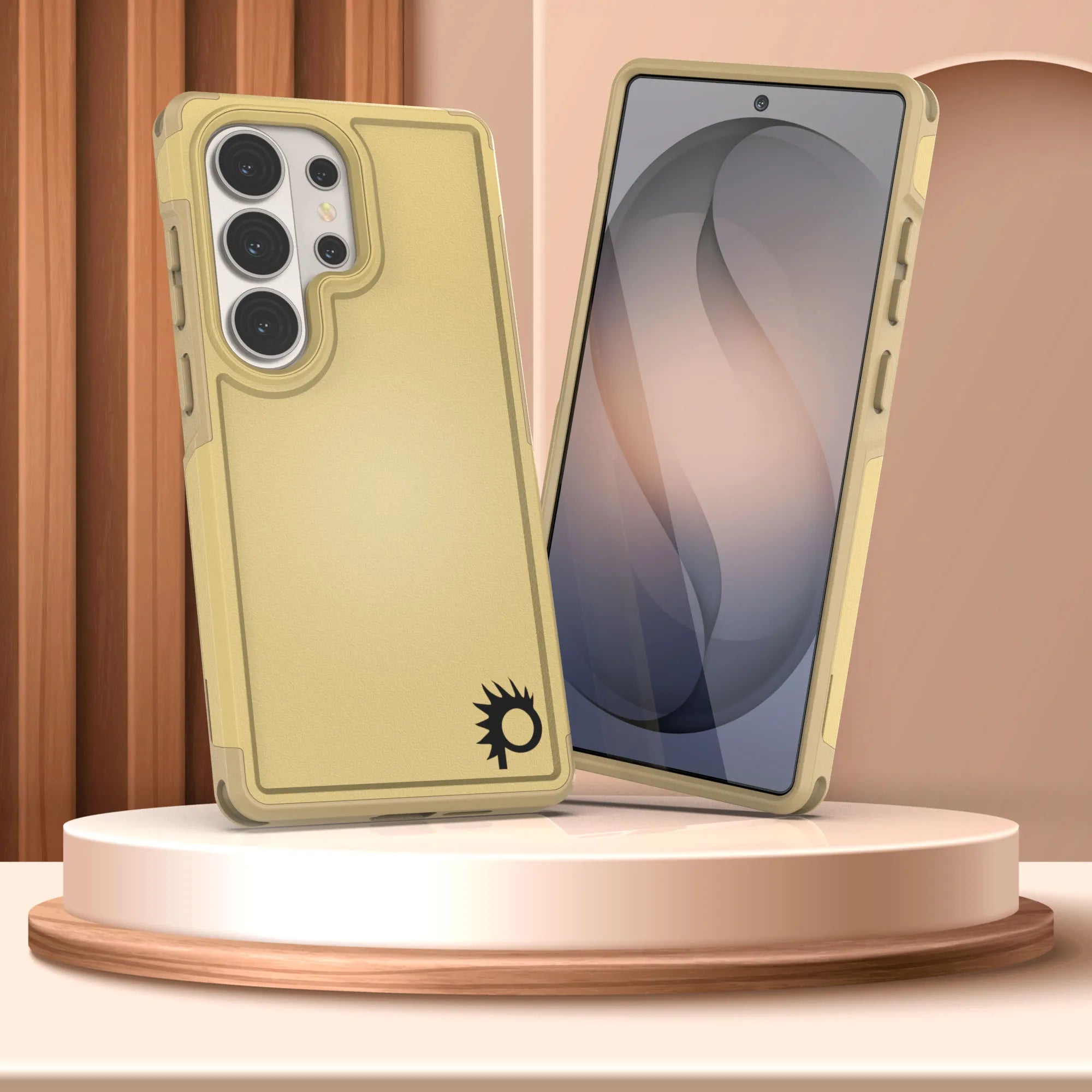 PunkCase Galaxy S26 Ultra Case, [Spartan 2.0 Series] Clear Rugged Heavy Duty Cover [Yellow]