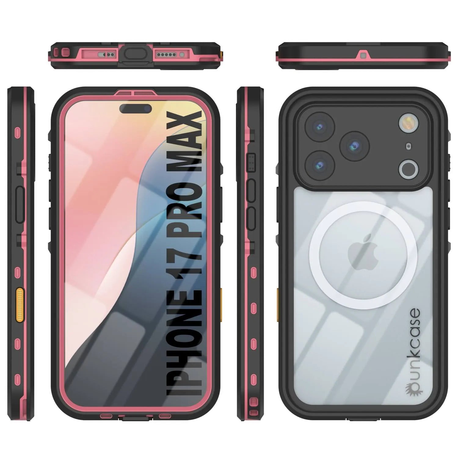 iPhone 17 Pro Max Waterproof IP68 Case, Punkcase [Lilac] [StudStar Series] [Slim Fit] [Dirtproof]