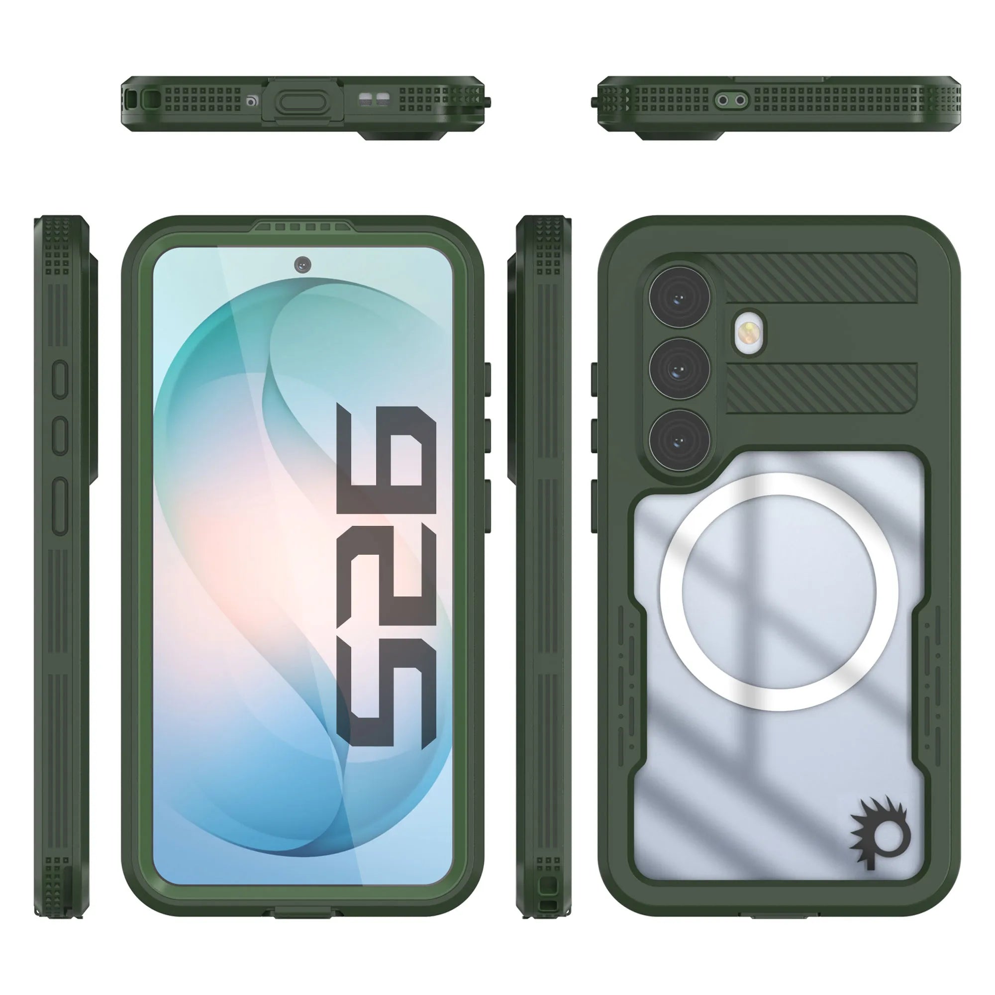Galaxy S26 Waterproof Case [Alpine 2.0 Series] [Slim Fit] [IP68 Certified] [Shockproof] [Green]