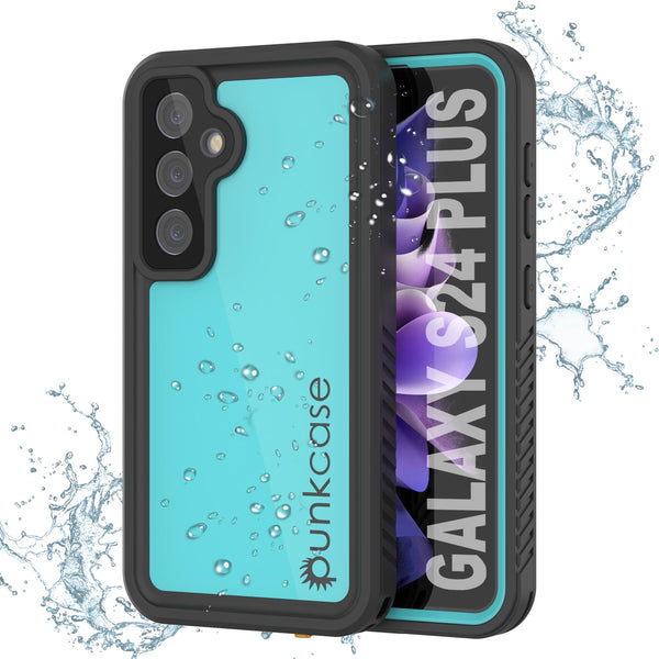 Galaxy S24+ Plus Waterproof Case PunkCase StudStar Teal Thin 6.7ft Underwater IP68 Shock/Snow Proof