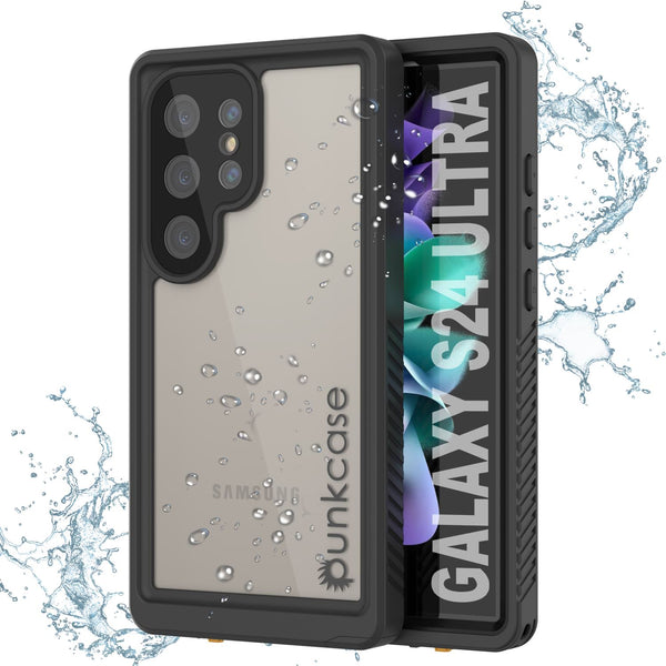 Galaxy S24 Ultra Waterproof Case PunkCase StudStar Clear Thin 6.6ft Underwater IP68 Shock/Snow Proof