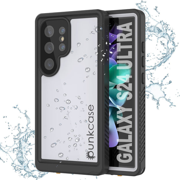 Galaxy S25 Ultra Waterproof Case, Punkcase StudStar White Thin 6.6ft Underwater IP68 Shock/Snow Proof