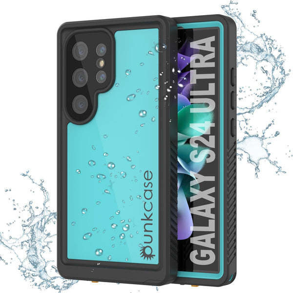 Galaxy S25 Ultra Waterproof Case PunkCase StudStar Teal Thin 6.6ft Underwater IP68 Shock/Snow Proof