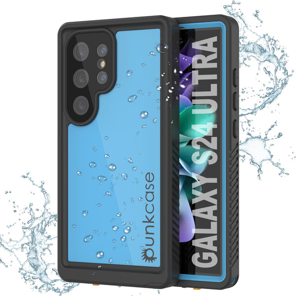 Galaxy S25 Ultra Waterproof Case PunkCase StudStar Light Blue Thin 6.6ft Underwater IP68 ShockProof