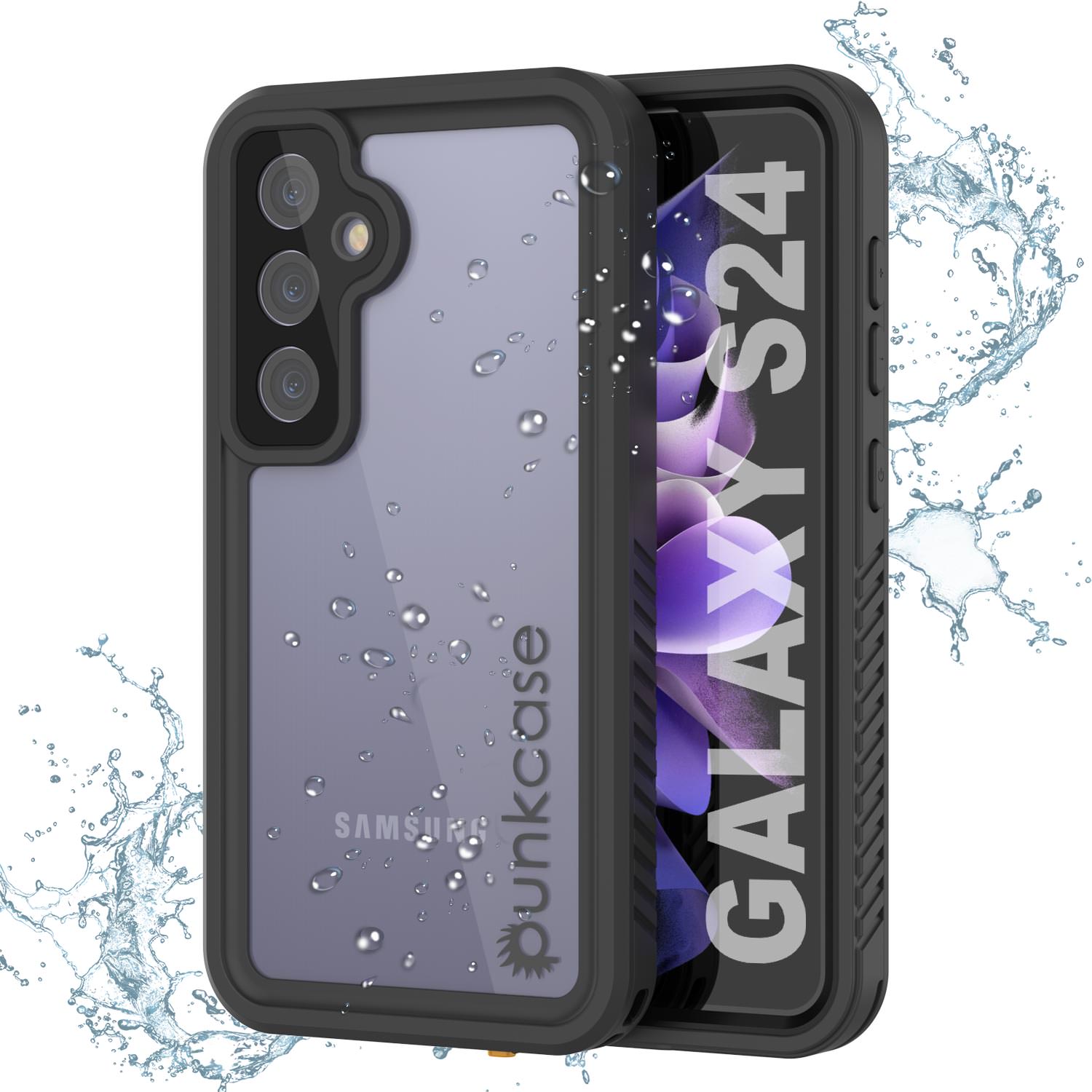 Galaxy S24 Waterproof Case PunkCase StudStar Clear Thin 6.2ft Underwater IP68 Shock/Snow Proof