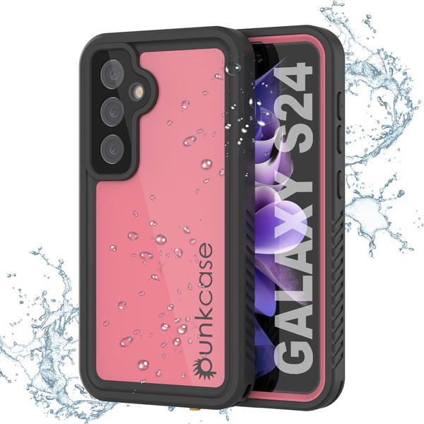 Galaxy S25 Waterproof Case PunkCase StudStar Pink Thin 6.2ft Underwater IP68 Shock/Snow Proof