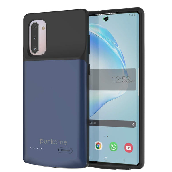 Galaxy Note 10 5200mAH Battery Charger W/ USB Port Slim Case [Blue]