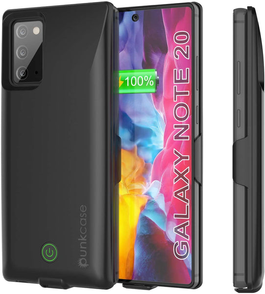 Galaxy Note 20 6000mAH Battery Charger PunkJuice 2.0 Slim Case [Black]