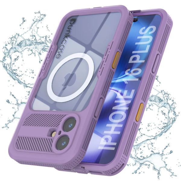 iPhone 16 Plus Waterproof Case [Alpine 2.0 Series] [Slim Fit] [IP68 Certified] [Shockproof] [Lilac]