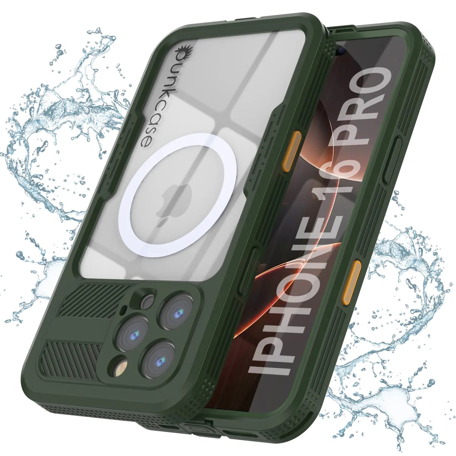 iPhone 16 Pro Waterproof Case [Alpine 2.0 Series] [Slim Fit] [IP68 Certified] [Shockproof] [Light Green]