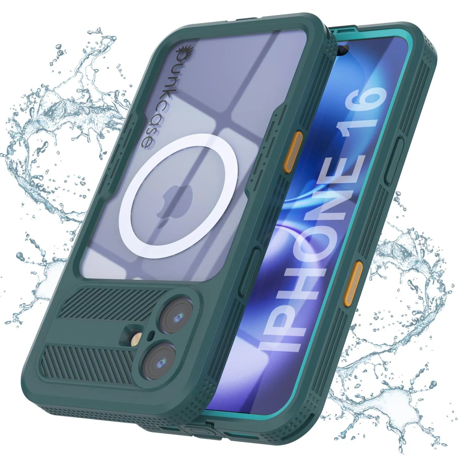 iPhone 16 Waterproof Case [Alpine 2.0 Series] [Slim Fit] [IP68 Certified] [Shockproof] [Blue]