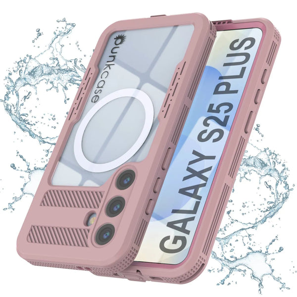 Galaxy S25+ Plus Waterproof Case [Alpine 2.0 Series] [Slim Fit] [IP68 Certified] [Shockproof] [Pink]