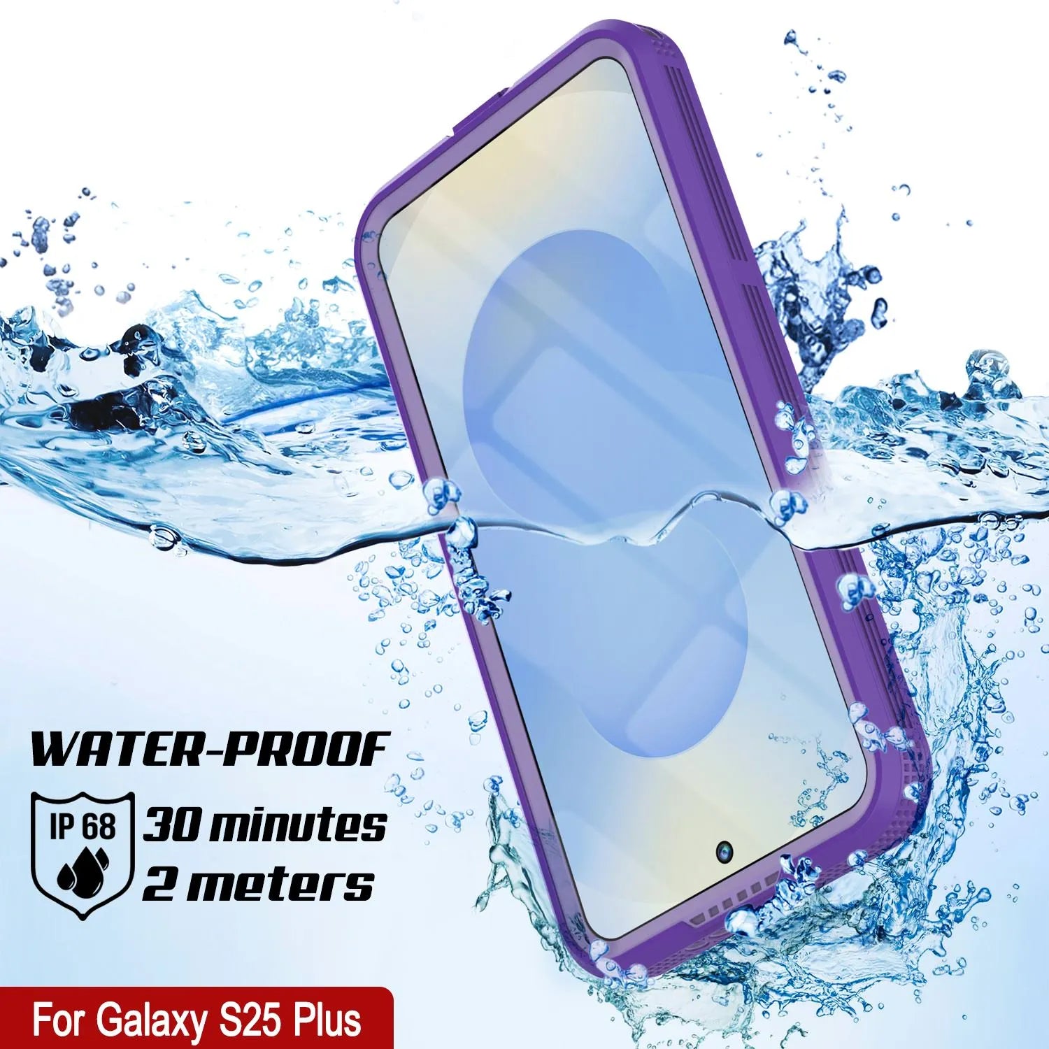 Galaxy S25+ Plus Waterproof Case [Alpine 2.0 Series] [Slim Fit] [IP68 Certified] [Shockproof] [Purple]