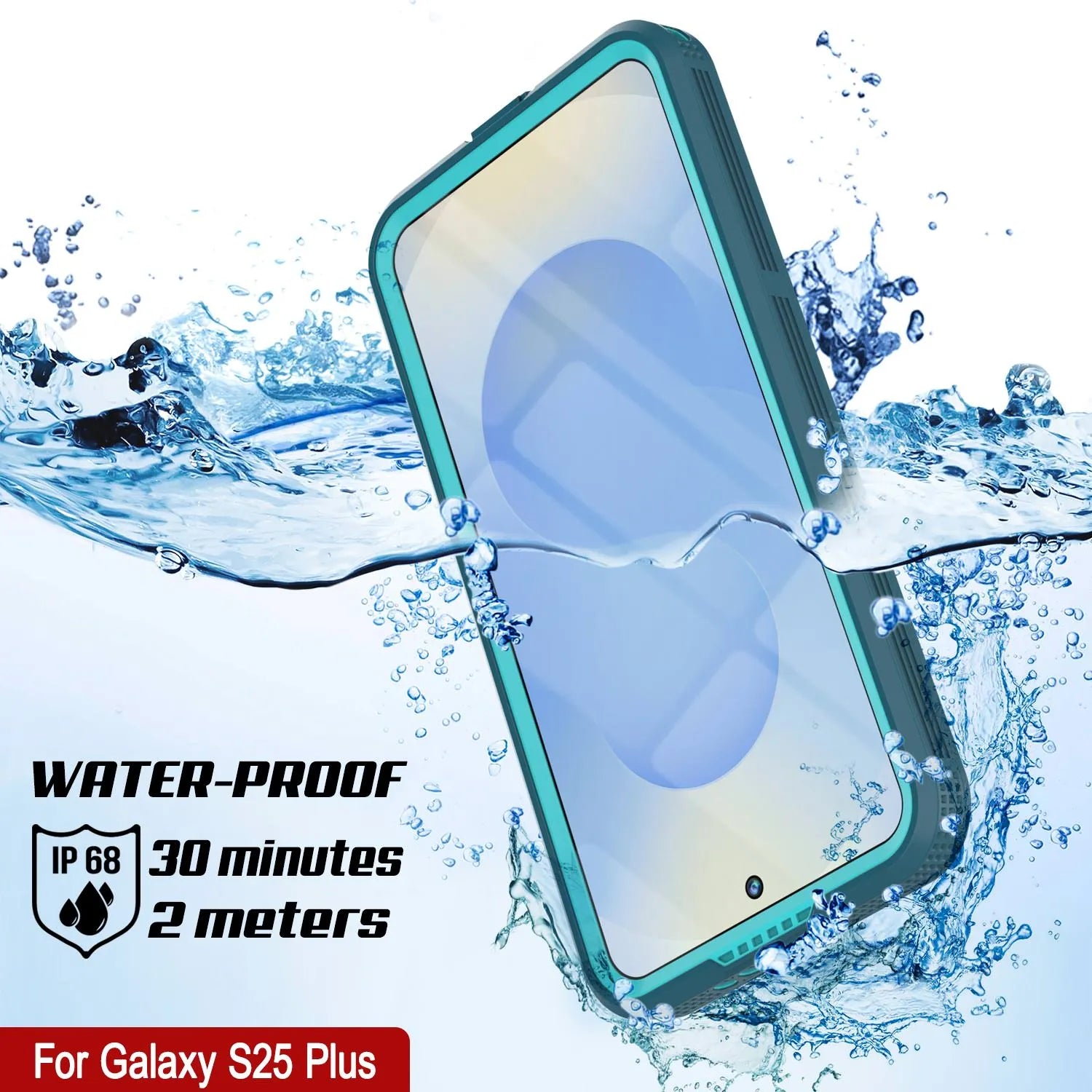 Galaxy S25+ Plus Waterproof Case [Alpine 2.0 Series] [Slim Fit] [IP68 Certified] [Shockproof] [Blue]