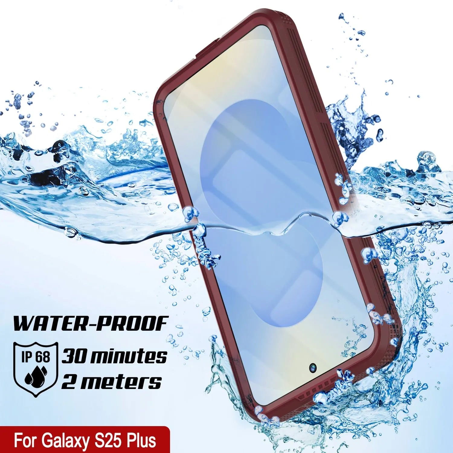 Galaxy S25+ Plus Waterproof Case [Alpine 2.0 Series] [Slim Fit] [IP68 Certified] [Shockproof] [Rose]