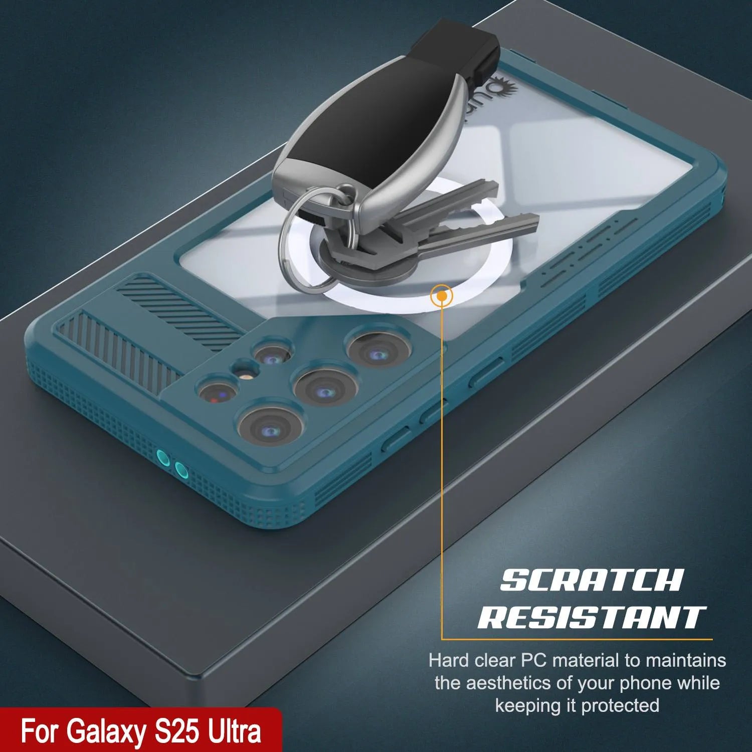 Galaxy S25 Ultra Waterproof Case [Alpine 2.0 Series] [Slim Fit] [IP68 Certified] [Shockproof] [Blue]