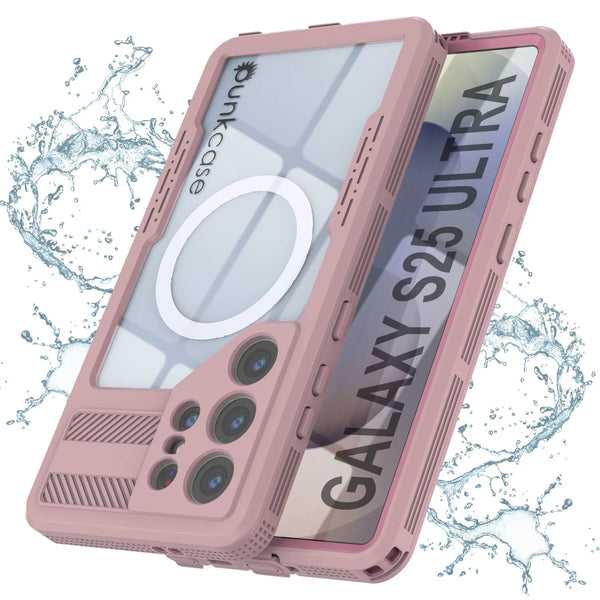 Galaxy S25 Ultra Waterproof Case [Alpine 2.0 Series] [Slim Fit] [IP68 Certified] [Shockproof] [Pink]