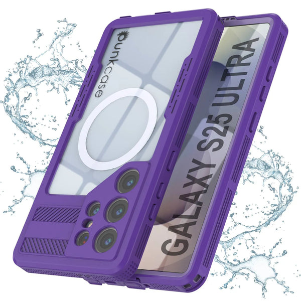 Galaxy S25 Ultra Waterproof Case [Alpine 2.0 Series] [Slim Fit] [IP68 Certified] [Shockproof] [Purple]