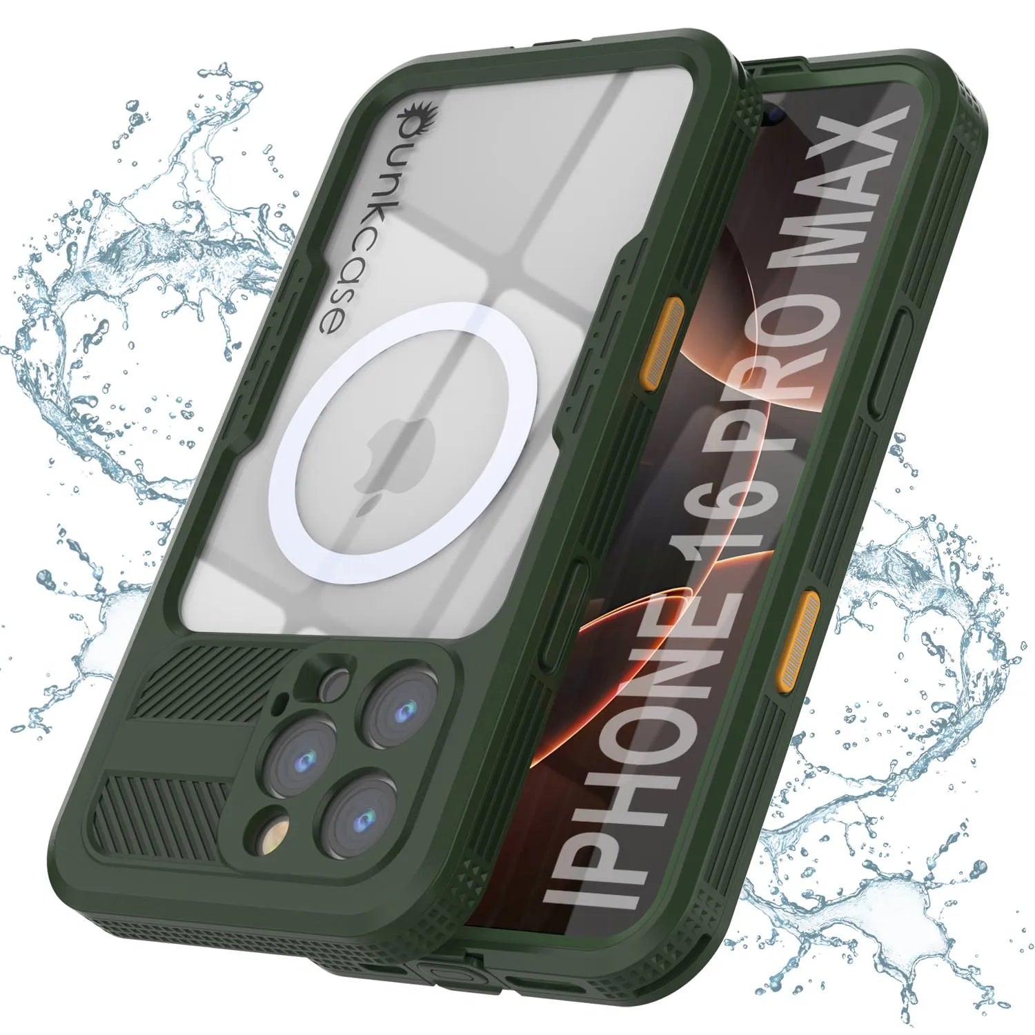 iPhone 16 Pro Max Waterproof Case [Alpine 2.0 Series] [Slim Fit] [IP68 Certified] [Shockproof] [Light Green]