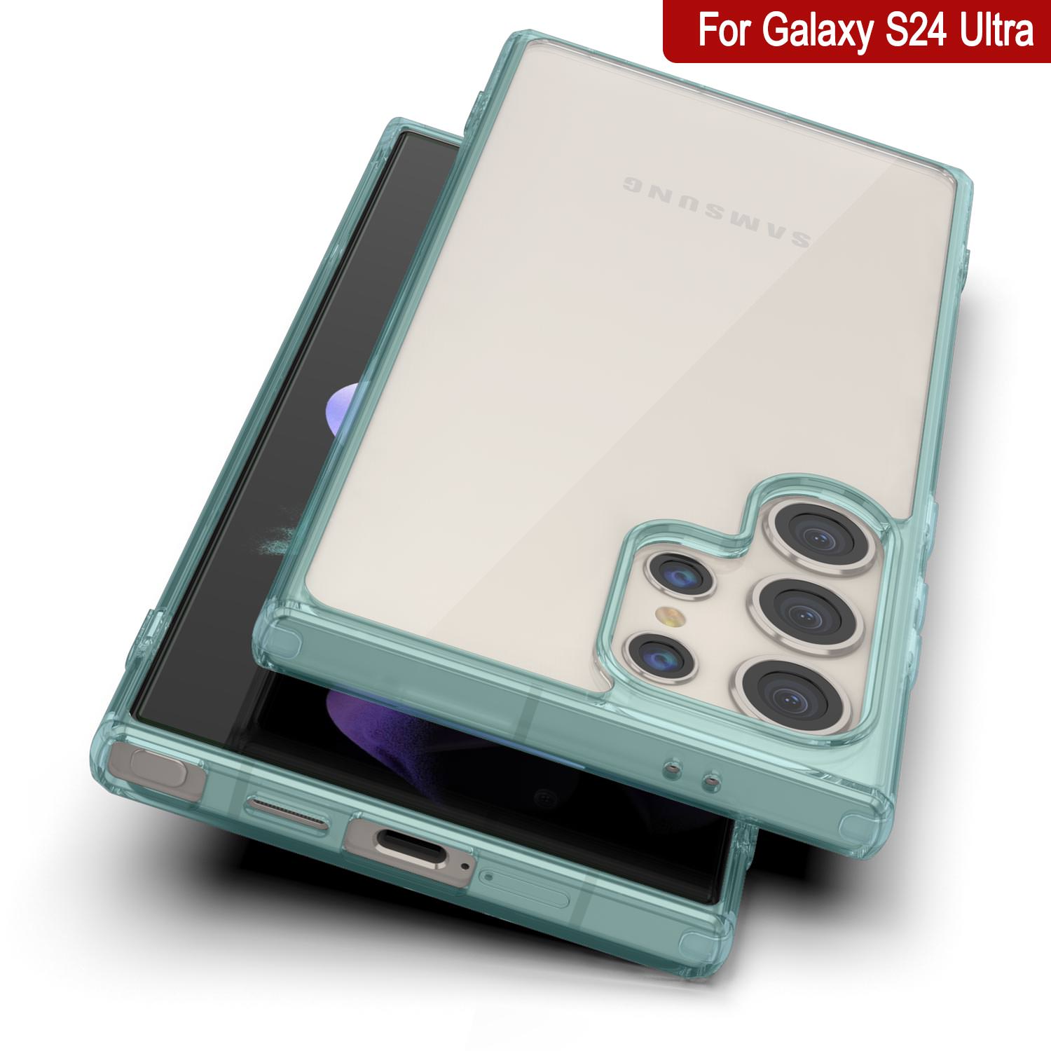 Galaxy S25 Ultra Case [Clear Acrylic Series] [Non-Slip] For Galaxy S25 Ultra [Teal]