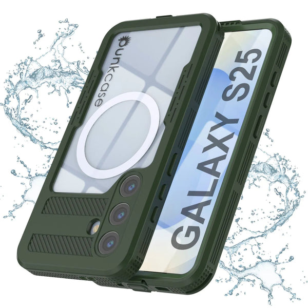 Galaxy S25 Waterproof Case [Alpine 2.0 Series] [Slim Fit] [IP68 Certified] [Shockproof] [Light Green]