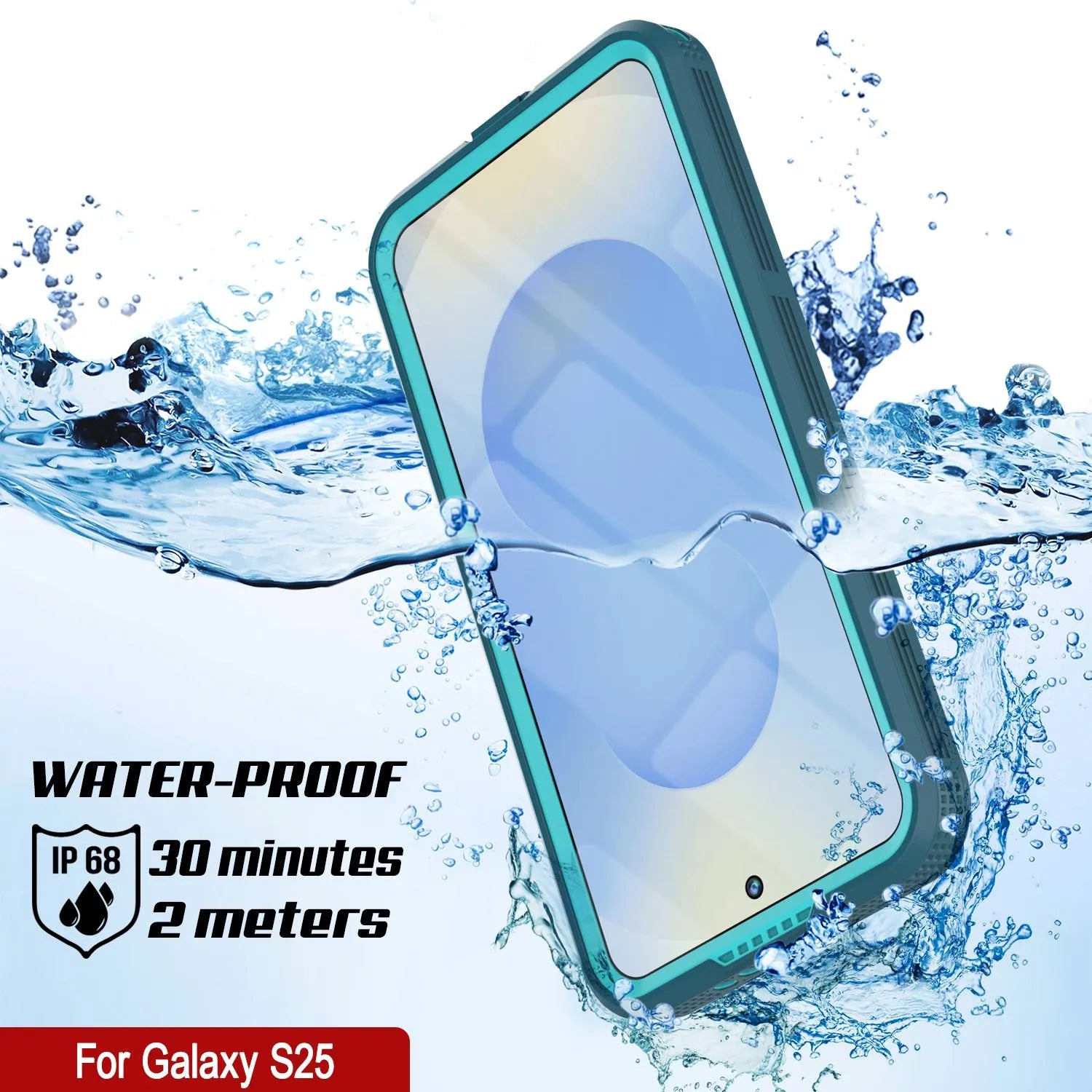 Galaxy S25 Waterproof Case [Alpine 2.0 Series] [Slim Fit] [IP68 Certified] [Shockproof] [Blue]