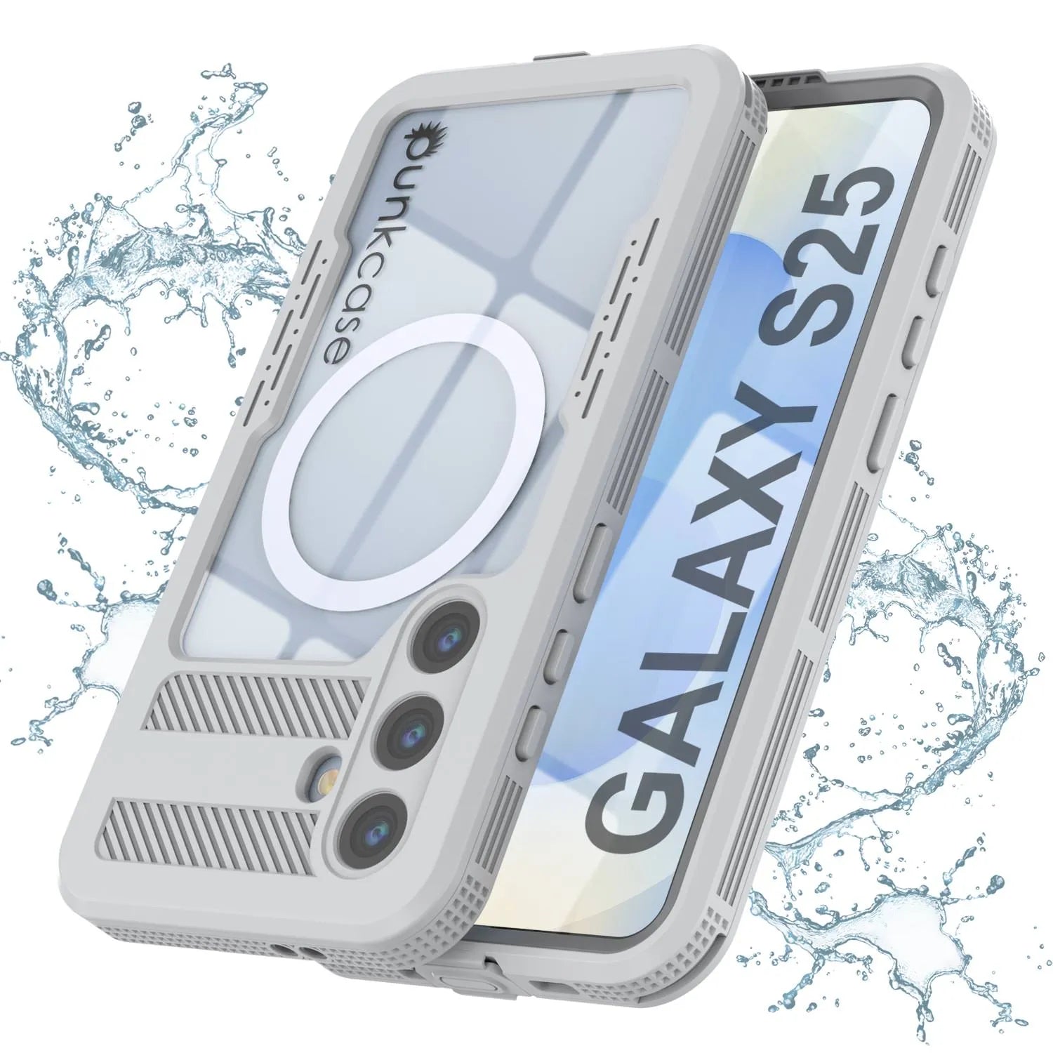 Galaxy S25 Waterproof Case [Alpine 2.0 Series] [Slim Fit] [IP68 Certified] [Shockproof] [White]